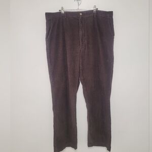 Geoffrey Beene Brown Corduroy Pants sz 40 x 32